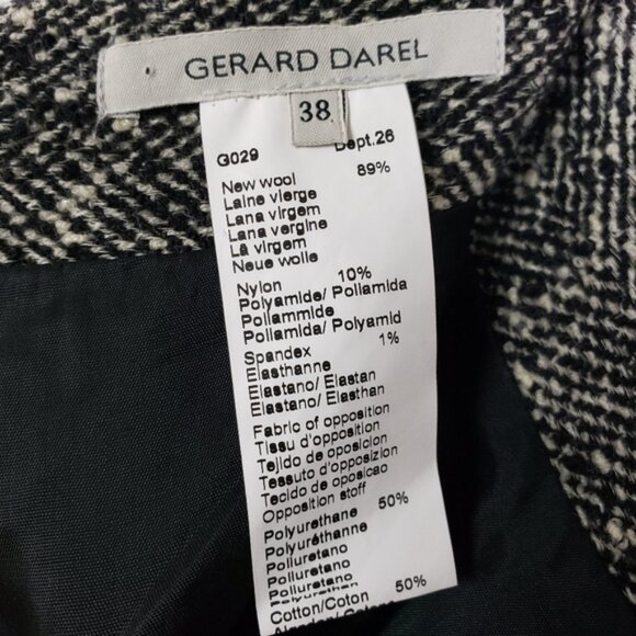 GERARD DAREL France Tweed Boucle Wool Pencil Skirt size 38 US 6 Career Office - Picture 2 of 10